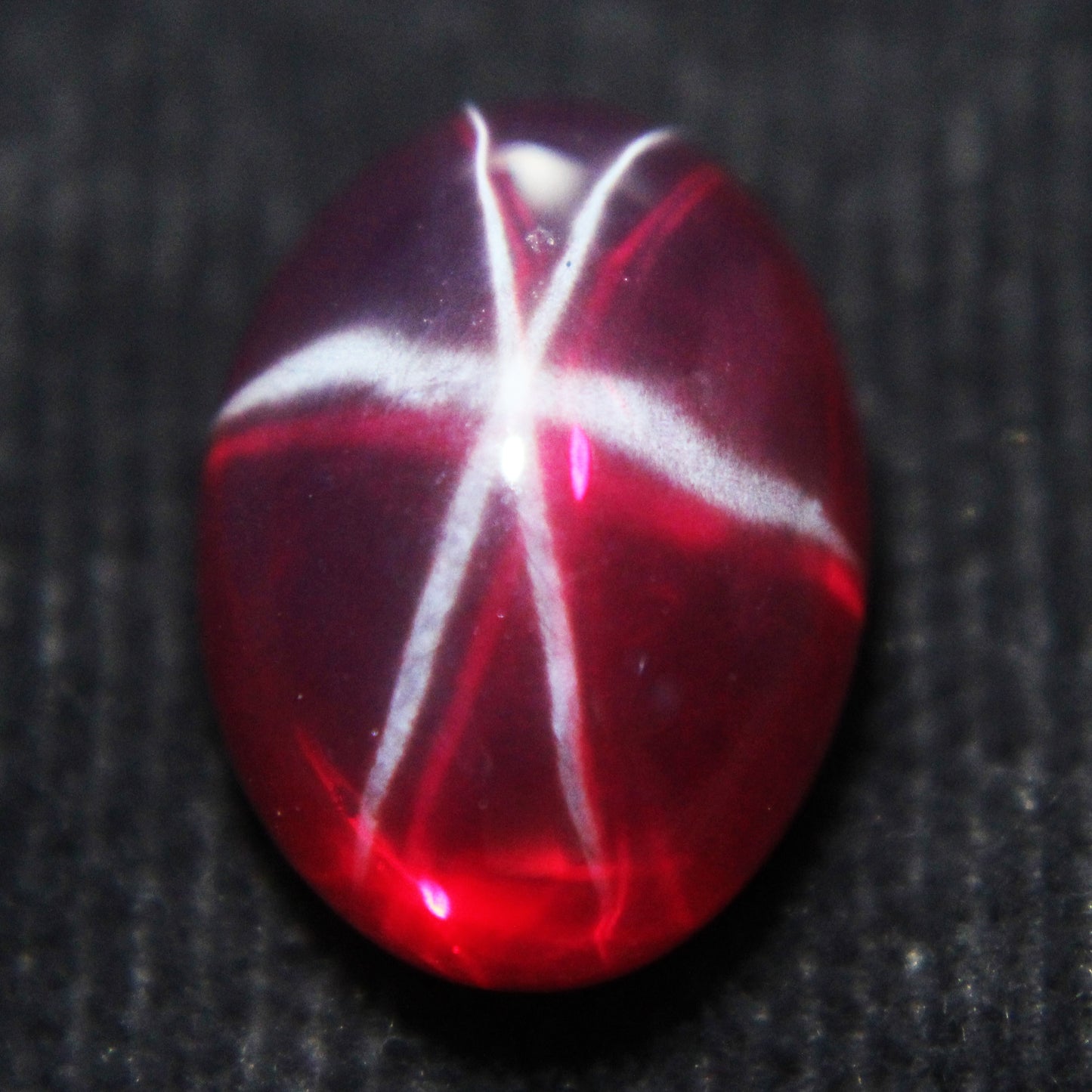 9.25 Ct Certified 6 Rays Star Red Sapphire Loose Gemstone