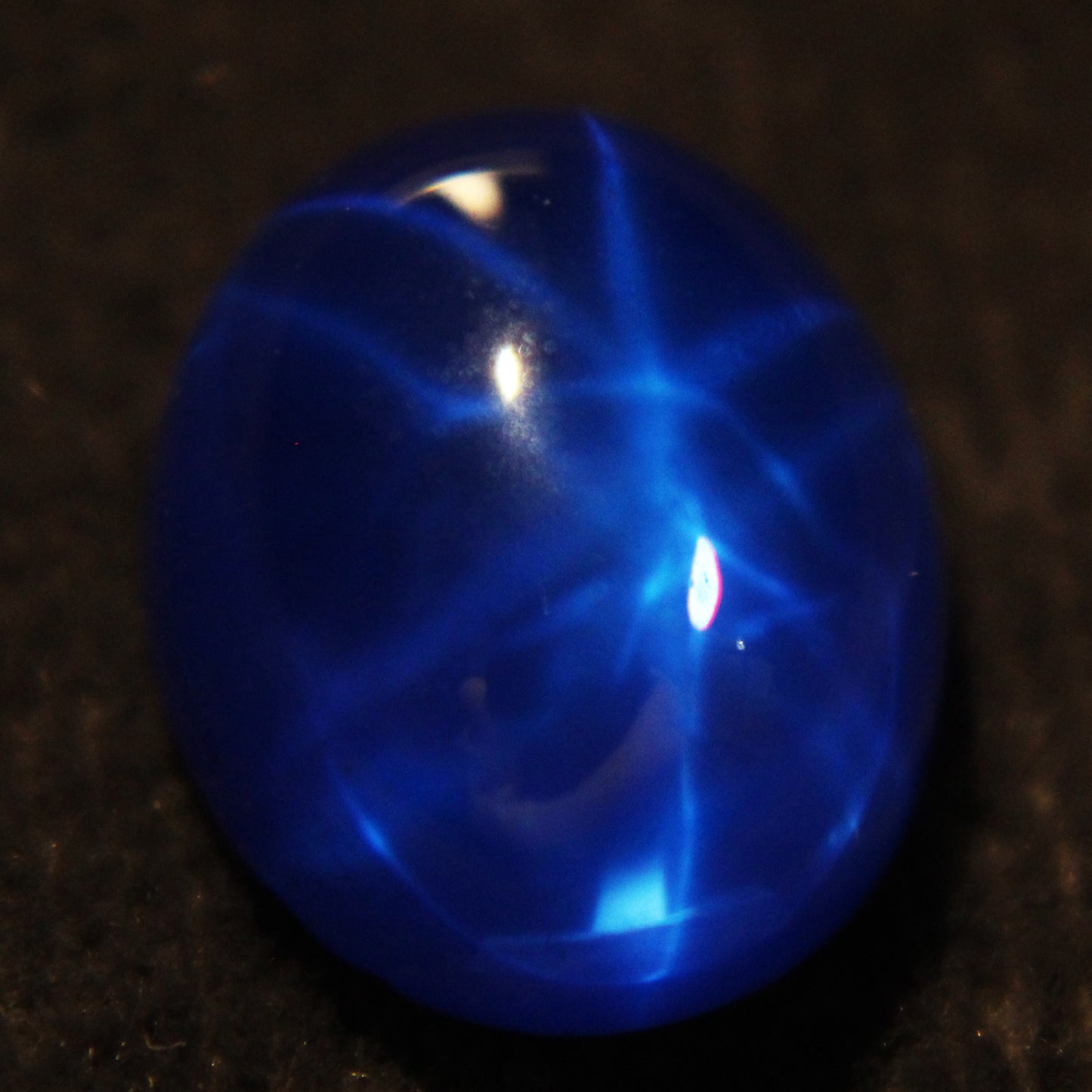 8.10 Ct 6 Rays Star Blue Sapphire Loose Gemstone Certified