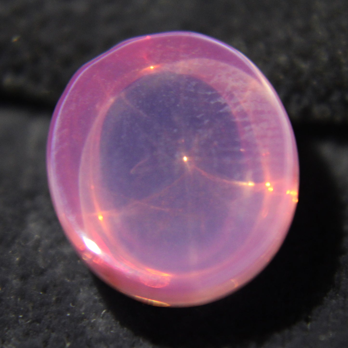 6.40 Ct Cabochon 6 Rays Star Pink Sapphire Loose Gemstones Certified