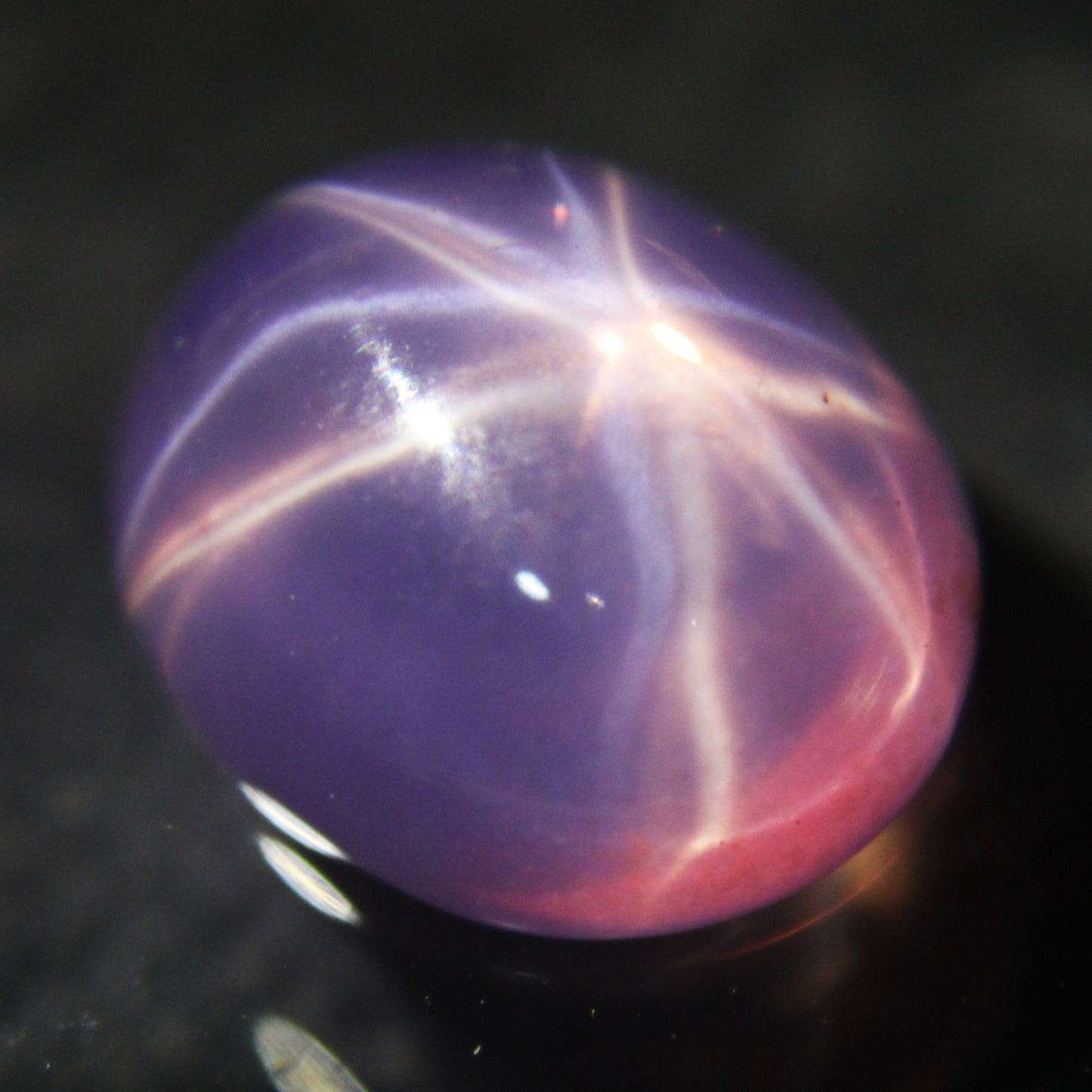 6.40 Ct Cabochon 6 Rays Star Pink Sapphire Loose Gemstones Certified