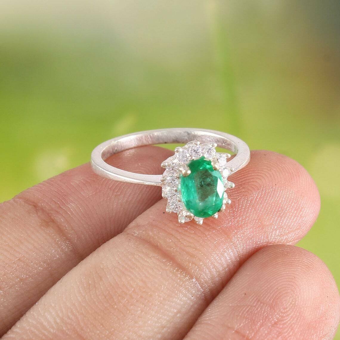 Emerald Ring Oval Shape